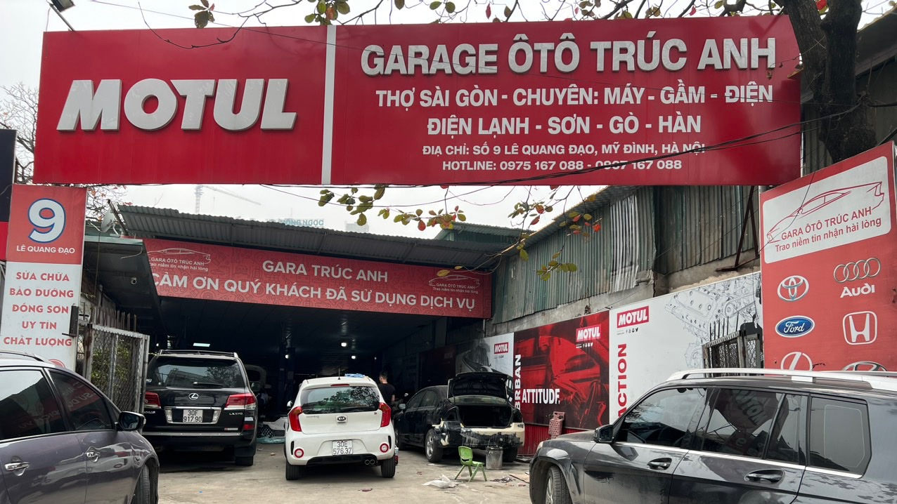 Hà Nội: Đại lý dầu Motul - Gara Trúc Anh